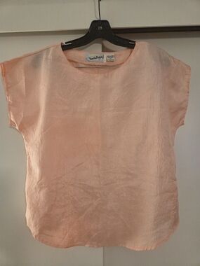 Diane Von Furstenberg DVF Vintage Short-Sleeve Blouse
